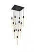 Elegant Lighting Weston 13 Light Pendant Model: 2066G26BK