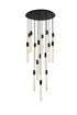 Elegant Lighting Weston 16 Light Pendant Model: 2067G36BK
