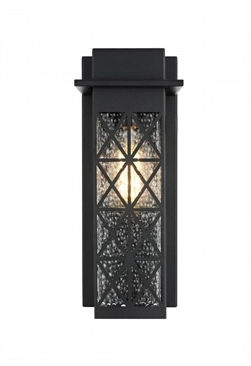 Elegant Lighting Wildey 7 inch Outdoor Pendant in Black Model: OD361W13BK