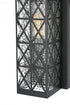 Elegant Lighting Wildey 7 inch Outdoor Pendant in Black Model: OD361W13BK