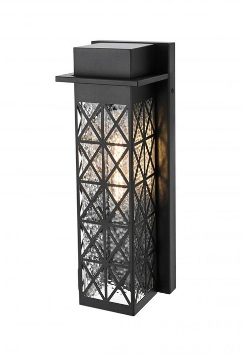 Elegant Lighting Wildey 7 inch Outdoor Pendant in Black Model: OD361W16BK