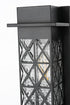 Elegant Lighting Wildey 7 inch Outdoor Pendant in Black Model: OD361W16BK