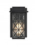 Elegant Lighting Wildey 7 inch Outdoor Pendant in Black Model: OD361W9BK