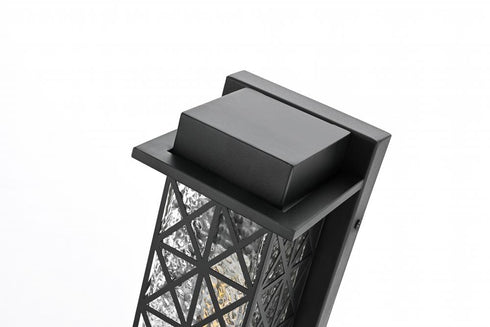 Elegant Lighting Wildey 7 inch Outdoor Pendant in Black Model: OD361W9BK