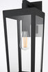 Elegant Lighting William 1 Light Wall Sconce W7.5 Inch E8.9 Inch H18.3 Inch in Black Model: OD405W18BK