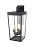 Elegant Lighting William 3 Light Wall Sconce W12.0 Inch E13.5 Inch H28.0 Inch in Black Model: OD405W28BK