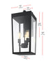 Elegant Lighting William 3 Light Wall Sconce W12.0 Inch E13.5 Inch H28.0 Inch in Black Model: OD405W28BK