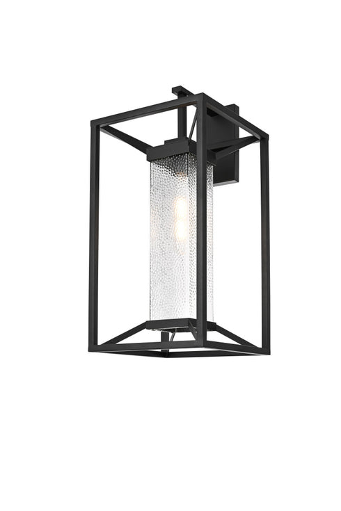 Elegant Lighting Willington 1 Light Wall sconce W12 Inch E13 Inch H25.5 Inch L1 in Black (1Box) Model: OD329W26BK