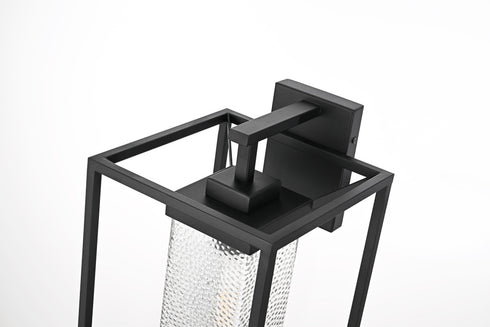Elegant Lighting Willington 1 Light Wall sconce W9.5 Inch E10.5 Inch H17 Inch L1 in Black (1Box) Model: OD329W17BK