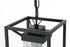 Elegant Lighting Willington 7 inch Outdoor Pendant in Black Model: OD329H13BK
