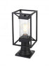Elegant Lighting Willington 7 inch Outdoor Pendant in Black Model: OD329P16BK