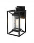 Elegant Lighting Willington 7 inch Outdoor Pendant in Black Model: OD329W14BK