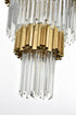 Elegant Lighting Willow 39 Light Pendant D48 Inch H79 Inch L45 Satin Gold in Satin Gold and Clear Finish Model: 3400GR48SG