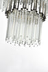Elegant Lighting Willow 43 Light Pendant D59 Inch H79 Inch L45 Chrome in Chrome and Clear Finish Model: 3400GR59C