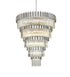 Elegant Lighting Willow 43 Light Pendant D59 Inch H79 Inch L45 Chrome in Chrome and Clear Finish Model: 3400GR59C