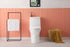 Elegant Lighting Winslet One piece Elongated Toilet 28x15x30 Inch in White Model: TOL2001