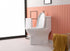 Elegant Lighting Winslet One piece Elongated Toilet 28x15x30 Inch in White Model: TOL2001
