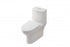Elegant Lighting Winslet One piece Elongated Toilet 28x15x30 Inch in White Model: TOL2001