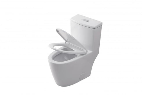 Elegant Lighting Winslet One piece Elongated Toilet 28x16x29 Inch in White Model: TOL2002
