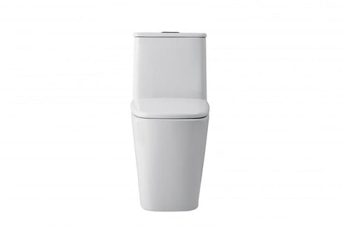 Elegant Lighting Winslet One piece Floor Square Toilet 27x14x31 Inch in White Model: TOL2003