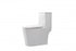 Elegant Lighting Winslet One piece Floor Square Toilet 27x14x31 Inch in White Model: TOL2003