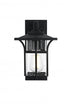 Elegant Lighting Woodstock 7 inch Outdoor Pendant in Black Model: OD345W11BK