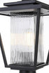Elegant Lighting York 7 inch Outdoor Pendant in Black Model: OD305P18BK