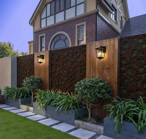 Elegant Lighting York 7 inch Outdoor Pendant in Black Model: OD305W13BK