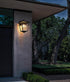 Elegant Lighting York 7 inch Outdoor Pendant in Black Model: OD305W16BK