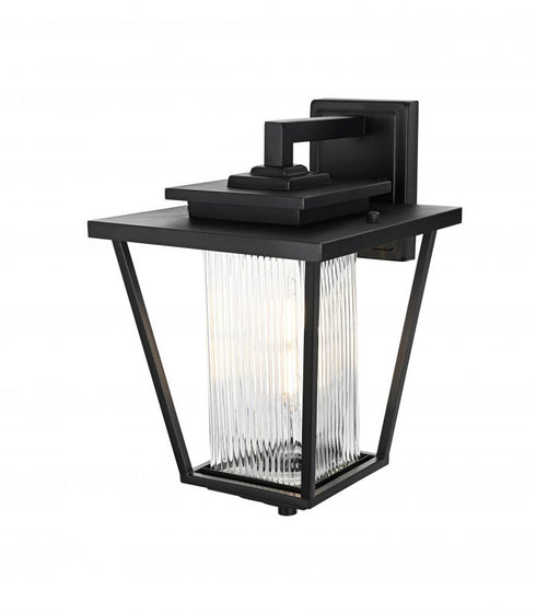 Elegant Lighting York 7 inch Outdoor Pendant in Black Model: OD305W16BK