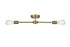 Elegant Lighting Zane 21.5 inch Flush Mount in Satin Gold Model: LD2348SG