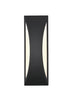 Elegant Lighting Zayn 1 Light Wall Sconce W4.7 Inch E3.4 Inch H13.8 Inch in Black Model: OD407W14BK