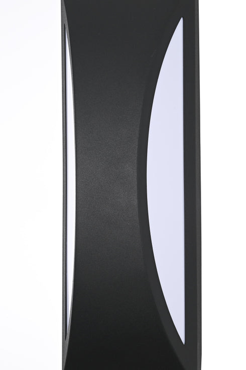 Elegant Lighting Zayn 1 Light Wall Sconce W4.7 Inch E3.4 Inch H13.8 Inch in Black Model: OD407W14BK