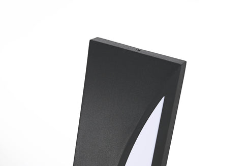 Elegant Lighting Zayn 1 Light Wall Sconce W4.7 Inch E3.4 Inch H13.8 Inch in Black Model: OD407W14BK