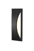Elegant Lighting Zayn 1 Light Wall Sconce W6.1 Inch E4.5 Inch H17.5 Inch in Black Model: OD407W18BK