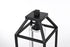Elegant Lighting Zora 21 inch Outdoor Post light in Black in Black and Clear Finish Model: OD606P21BK