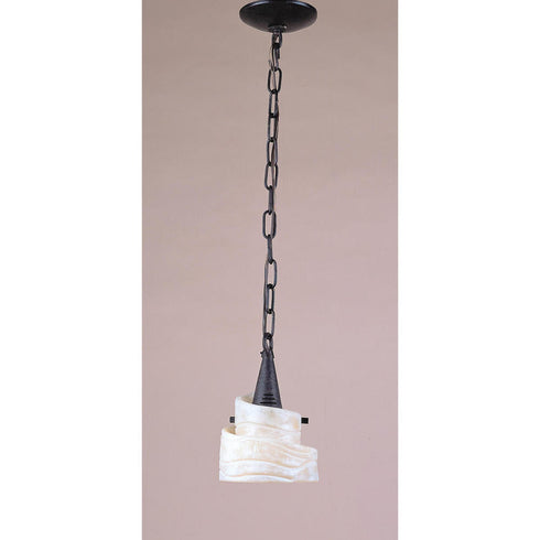 Elk 1 Light Hanging Pendant in Brown Finish Model: 63604