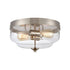 Elk 2 Light FLUSH MOUNT in Brushed Nickel Finish Model: CN320232