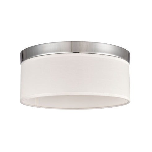 Elk 2 Light FLUSH MOUNT in Chrome Finish Model: CN290233