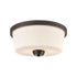 Elk 2 Light FLUSH MOUNT in Oil Rubbed Bronze Finish Model: CN310231