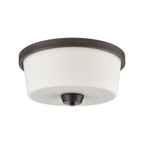 Elk 2 Light FLUSH MOUNT in Oil Rubbed Bronze Finish Model: CN310231