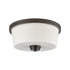 Elk 2 Light FLUSH MOUNT in Oil Rubbed Bronze Finish Model: CN310231