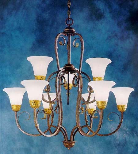 Elk 2 TIER CHANDELIER in Brown Finish Model: 81093