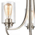 Elk 3 Light CHANDELIER in Brushed Nickel Finish Model: CN300322