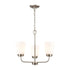 Elk 3 Light CHANDELIER in Brushed Nickel Finish Model: CN310322