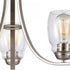 Elk 3 Light CHANDELIER in Brushed Nickel Finish Model: CN320322