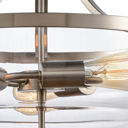 Elk 3 Light PENDANT in Brushed Nickel Finish Model: CN320342