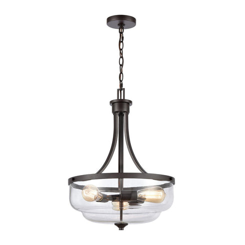 Elk 3 Light PENDANT in Oil Rubbed Bronze Finish Model: CN320341