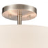 Elk 3 Light SEMI FLUSH MOUNT in Brushed Nickel Finish Model: CN310282
