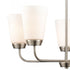 Elk 5 Light CHANDELIER in Brushed Nickel Finish Model: CN310522